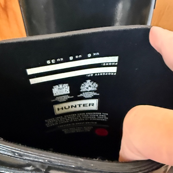 Hunter Classic Black Waterproof Boots - Picture 5 of 7